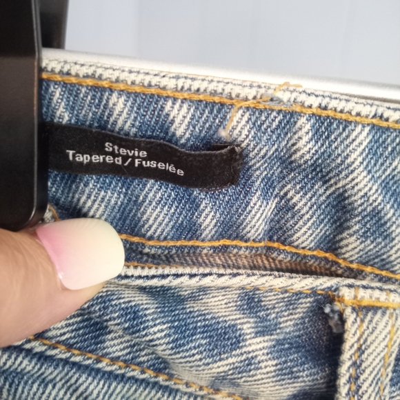 Frank & Oak Light Blue Straight Leg Jeans - Picture 3 of 5